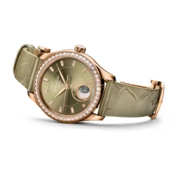Clearance Glashütte Original Serenade Luna 32,50 mm rødt gull Klokker Med Diamanter | Til Henne