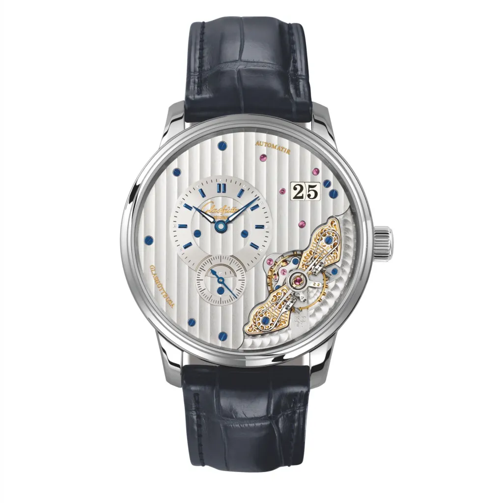 Sale Glashütte PanoMaticInverse hvit 42 mm Til Han