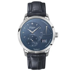 Online Glashütte PanoReserve blå 40 mm Til Han