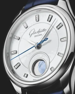 Outlet Glashütte Serenade Luna med perlemor 32,5 mm Til Henne