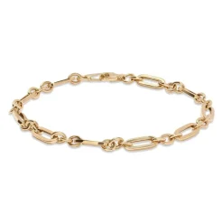 Discount Gullarmbånd 19 cm leddet Armbånd