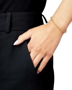 Sale Gullarmbånd gult gull lenker Armbånd