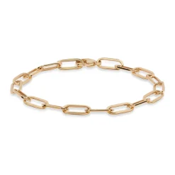 Fashion Gullarmbånd massivt 18,5 cm Armbånd