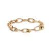 Sale Gullarmbånd med ellipse-ledd Armbånd