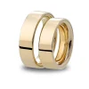 Sale Gult gull giftering flat komfort 6 mm Ringer