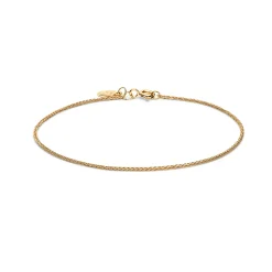 Clearance Gult gull hvetearmbånd Armbånd