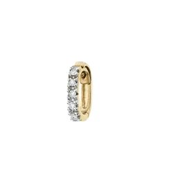 Online Gult gull med diamanter låsemekanisme for Joy charms Halssmykker | Ørepynt