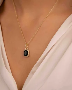 Online Gult gull med diamanter låsemekanisme for Joy charms Halssmykker | Ørepynt