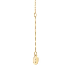 New Halssmykke i hvitt og gult gull med diamanter 0,10 ct Halssmykker