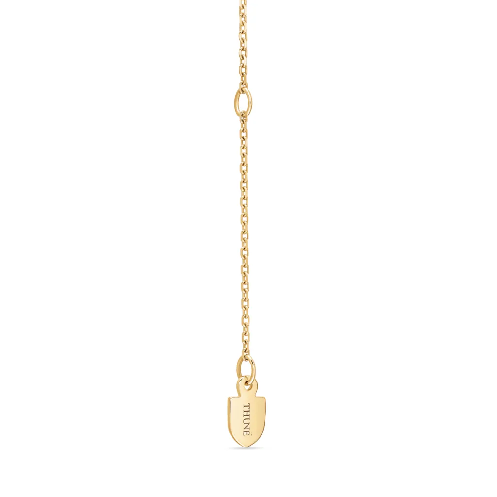 New Halssmykke i hvitt og gult gull med diamanter 0,10 ct Halssmykker
