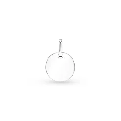 Fashion Hvitt gull anheng mynt 10 mm Halssmykker