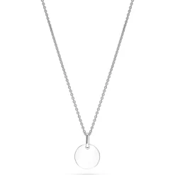 Fashion Hvitt gull anheng mynt 10 mm Halssmykker