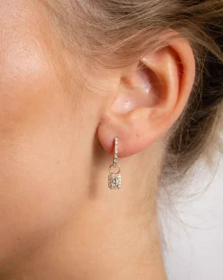 Sale Joy charms i gult gull med diamanter 0,45 ct Ørepynt