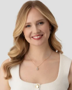 Best Joy charms med ametyst og diamant Ørepynt