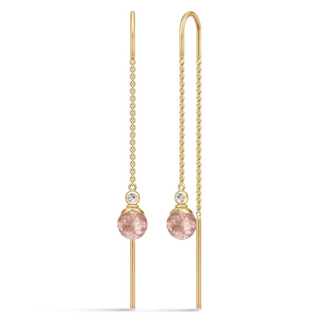 Sale Berry chain ørepynt rosa Ørepynt