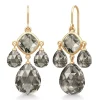 New Olivia Chandelier Smokey Ørepynt