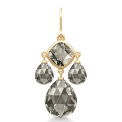 New Olivia Chandelier Smokey Ørepynt