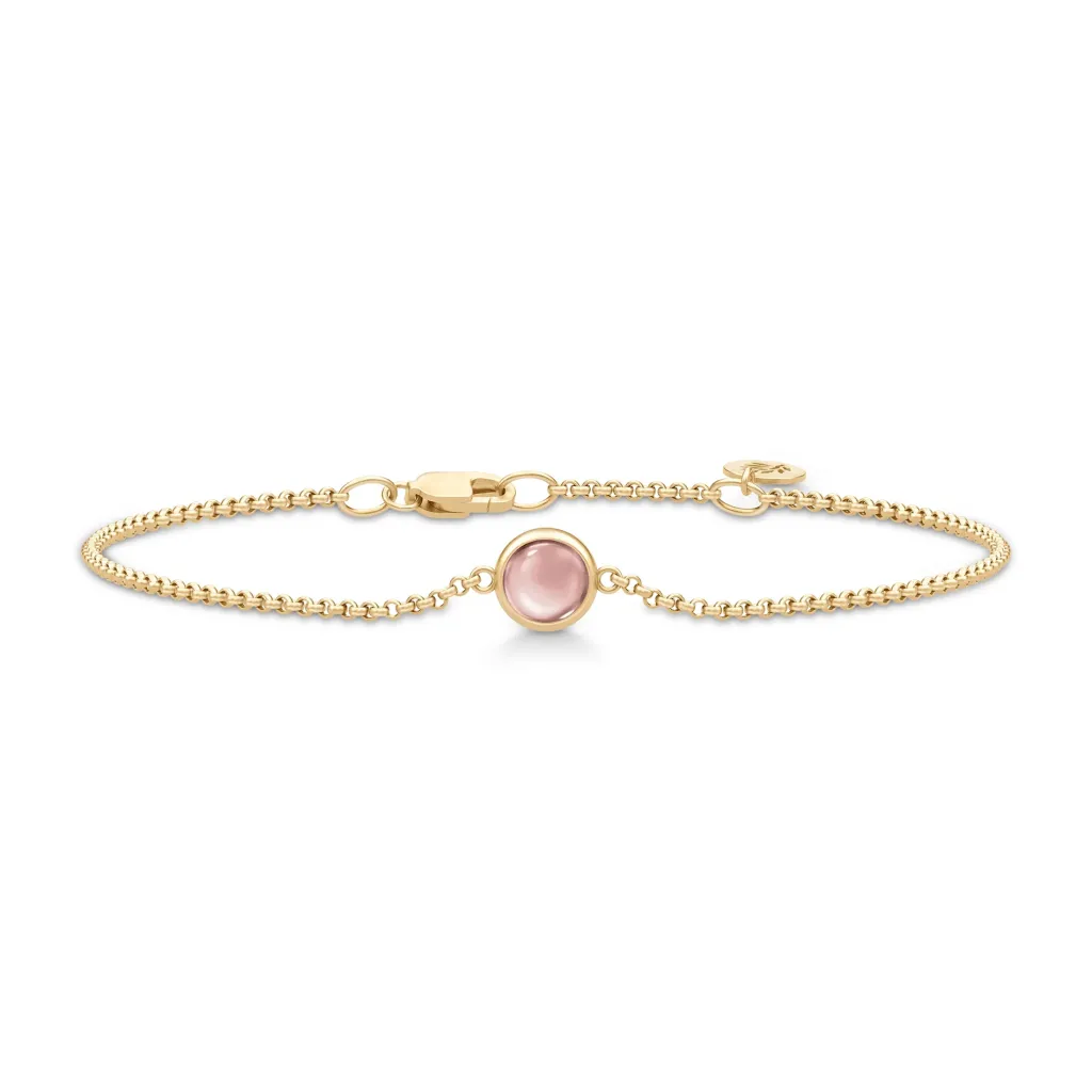 New Primini-armbånd i forgylt sølv rosa Armbånd