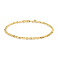 Clearance Klassisk gullarmbånd anker 2,5 mm Armbånd