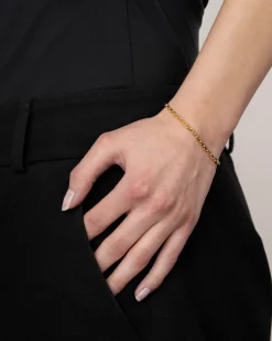 Clearance Klassisk gullarmbånd anker 2,5 mm Armbånd