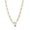 New Kuleanheng i hvitt gull med diamanter 1,38ct Halssmykker