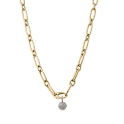 New Kuleanheng i hvitt gull med diamanter 1,38ct Halssmykker