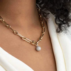 New Kuleanheng i hvitt gull med diamanter 1,38ct Halssmykker