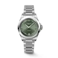 Clearance Conquest diamanter 0,035 ct grønn 34 mm Klokker Med Diamanter | Til Henne