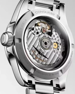 Online Conquest diamanter 0,035 ct hvit perlemor 34 mm Klokker Med Diamanter | Til Henne