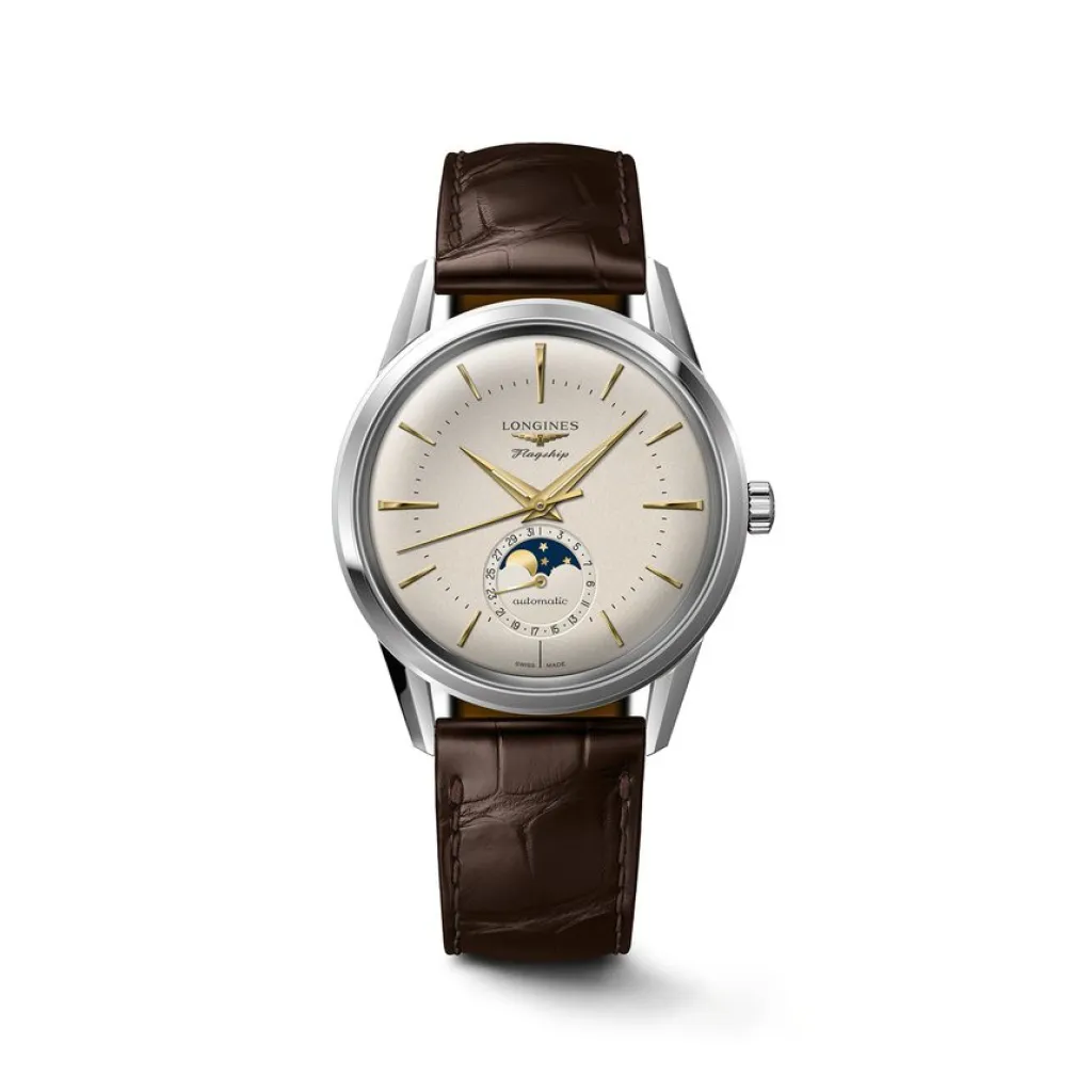 Online Flagship Heritage sølvfarget 38 mm Dressklokker | Til Han