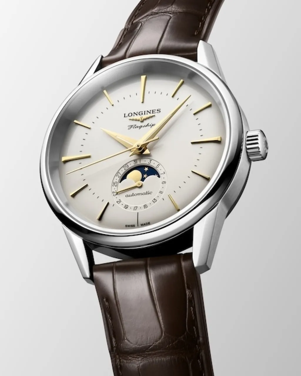 Online Flagship Heritage sølvfarget 38 mm Dressklokker | Til Han