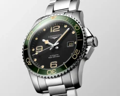 New HydroConquest 41 mm sort og grønn Dykkerklokker | Til Han