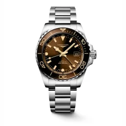 Sale HydroConquest brun 41 mm Dykkerklokker | Til Han