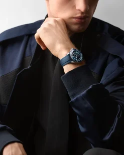 Online HydroConquest GMT blå 41 mm Til Han