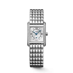 Clearance Mini DolceVita sølv skive og diamanter 21,50 mm x 29,00 mm Klokker Med Diamanter | Til Henne