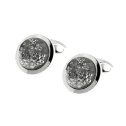 Discount Mansjettknapper i 18 karat hvitt gull med diamanter Til Menn