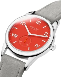 Discount NOMOS Glashütte Club Campus rød 38,5 mm Til Henne | Til Han