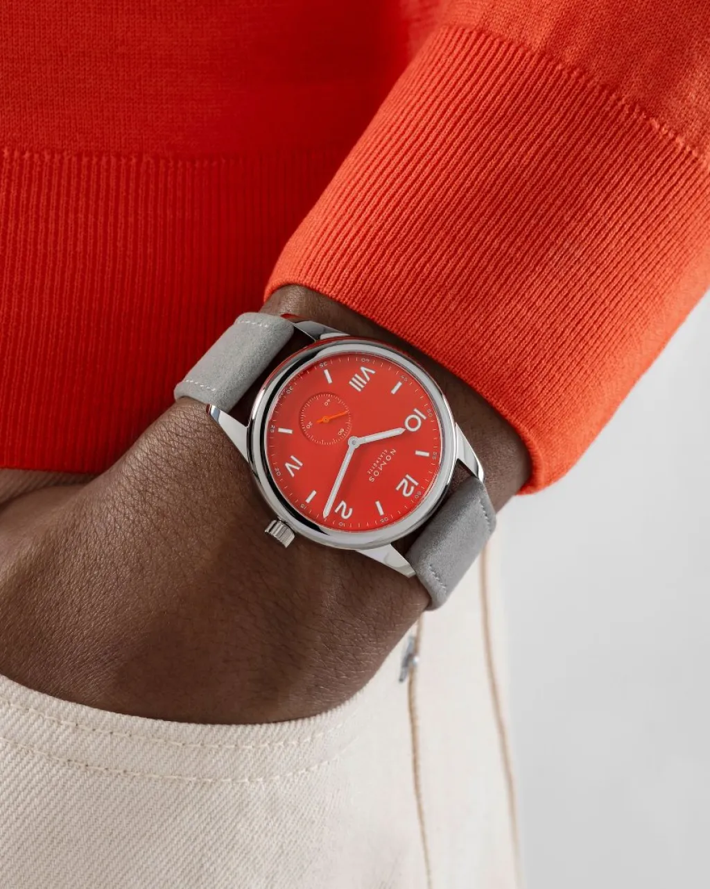 Discount NOMOS Glashütte Club Campus rød 38,5 mm Til Henne | Til Han