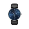 New NOMOS Glashütte Tangente neomatik blå skive med gull 35 mm Til Henne