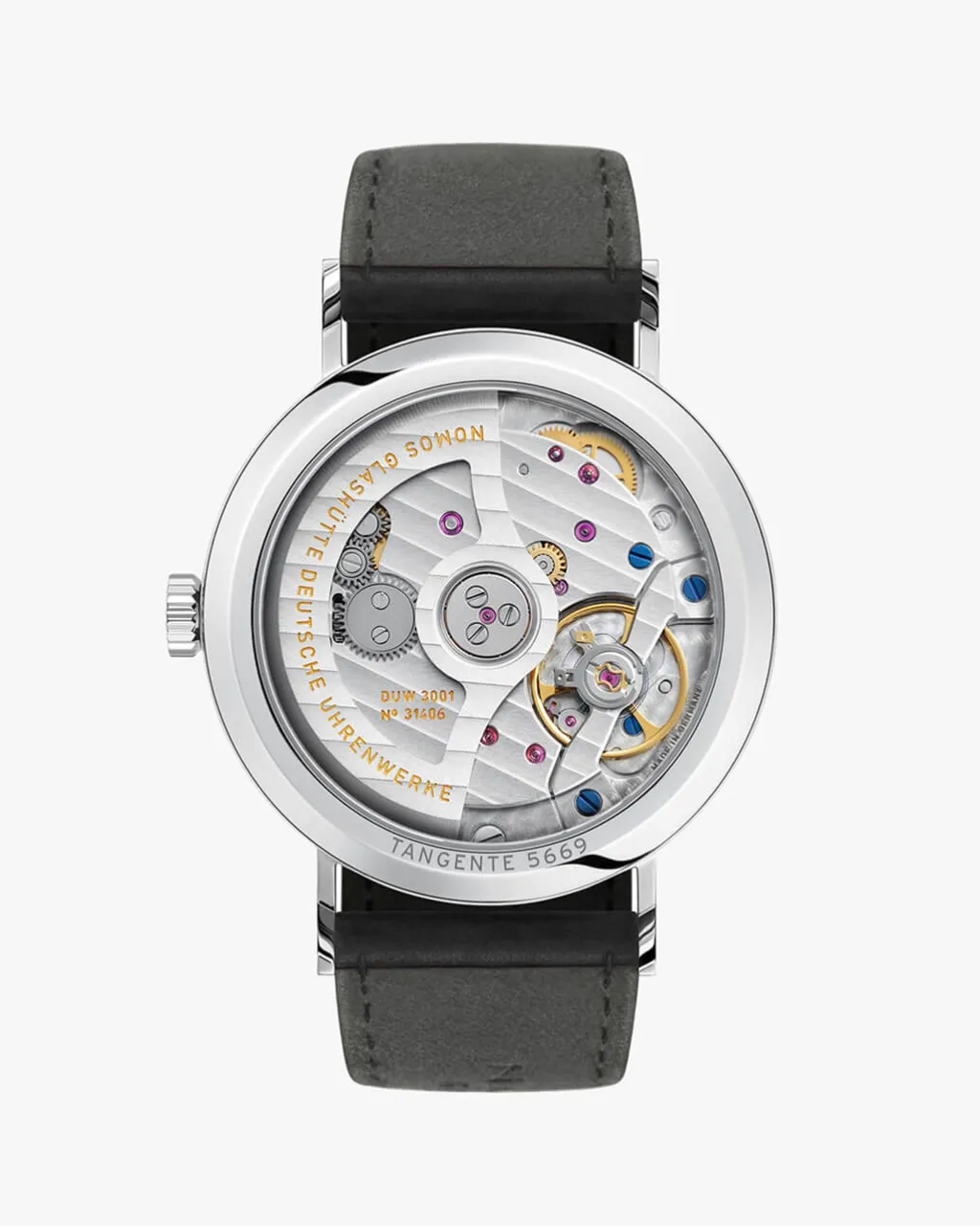 New NOMOS Glashütte Tangente neomatik blå skive med gull 35 mm Til Henne