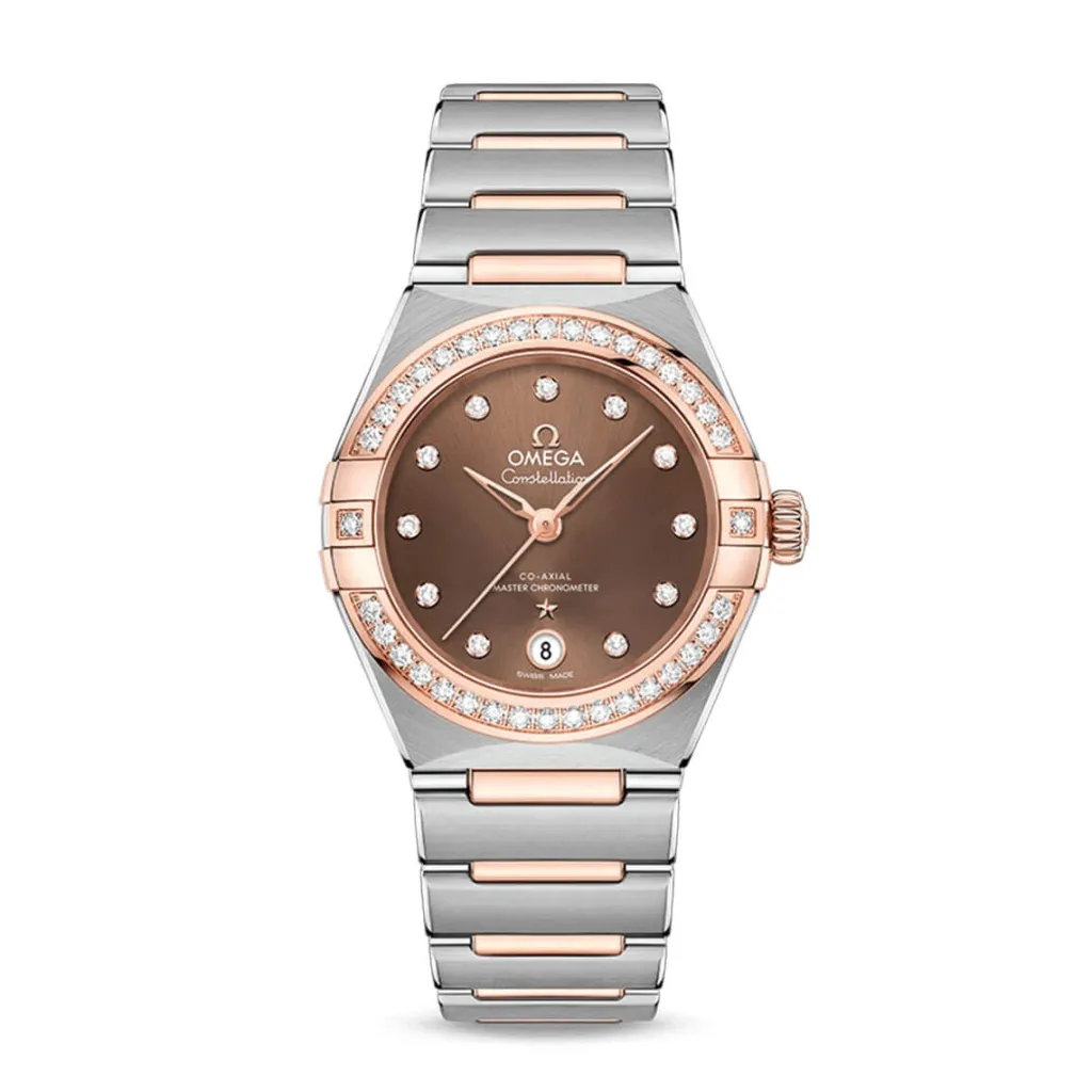 Hot Constellation Manhattan Master Chronometer brun 29 mm Two Tone Klokker | Til Henne