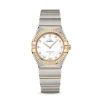 Online Constellation Manhattan perlemor med diamanter 28 mm Klokker Med Diamanter | Two Tone Klokker