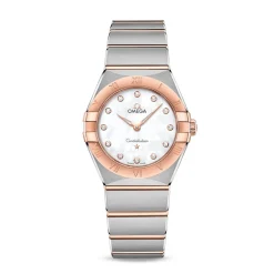 Fashion Constellation Manhattan hvit perlemor quartz 28 mm Klokker Med Diamanter | Til Henne