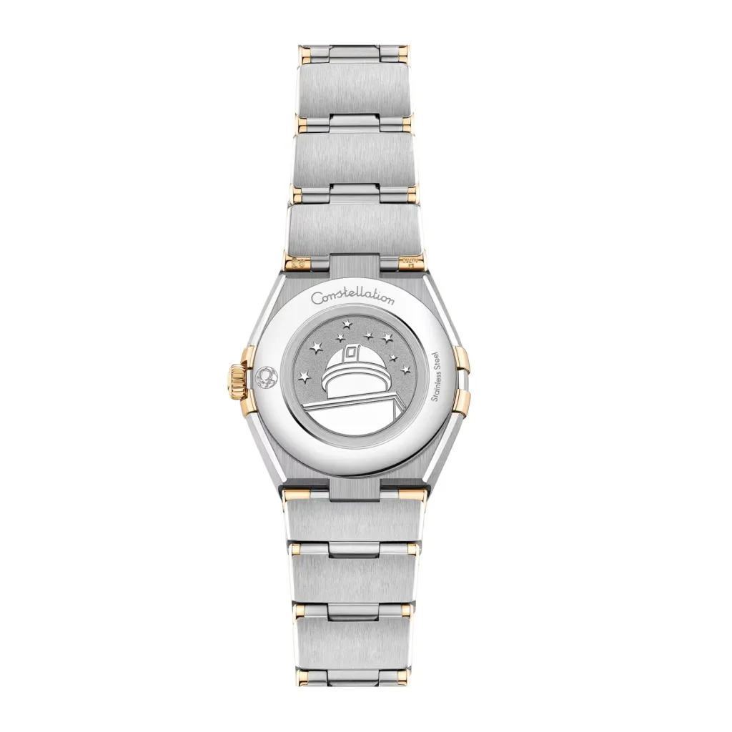 Best Constellation Quartz 25 mm stål og gult gull Klokker Med Diamanter | Til Henne