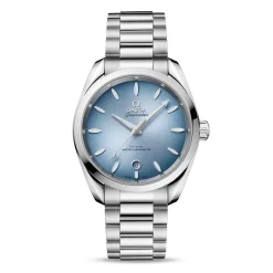 Discount Seamaster Aqua Terra 38 mm blå Til Henne