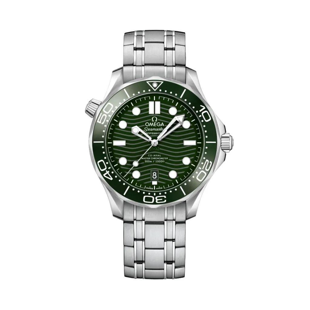 New Seamaster Diver 300 M Master Chronometer 42 mm grønn Dykkerklokker | Til Han