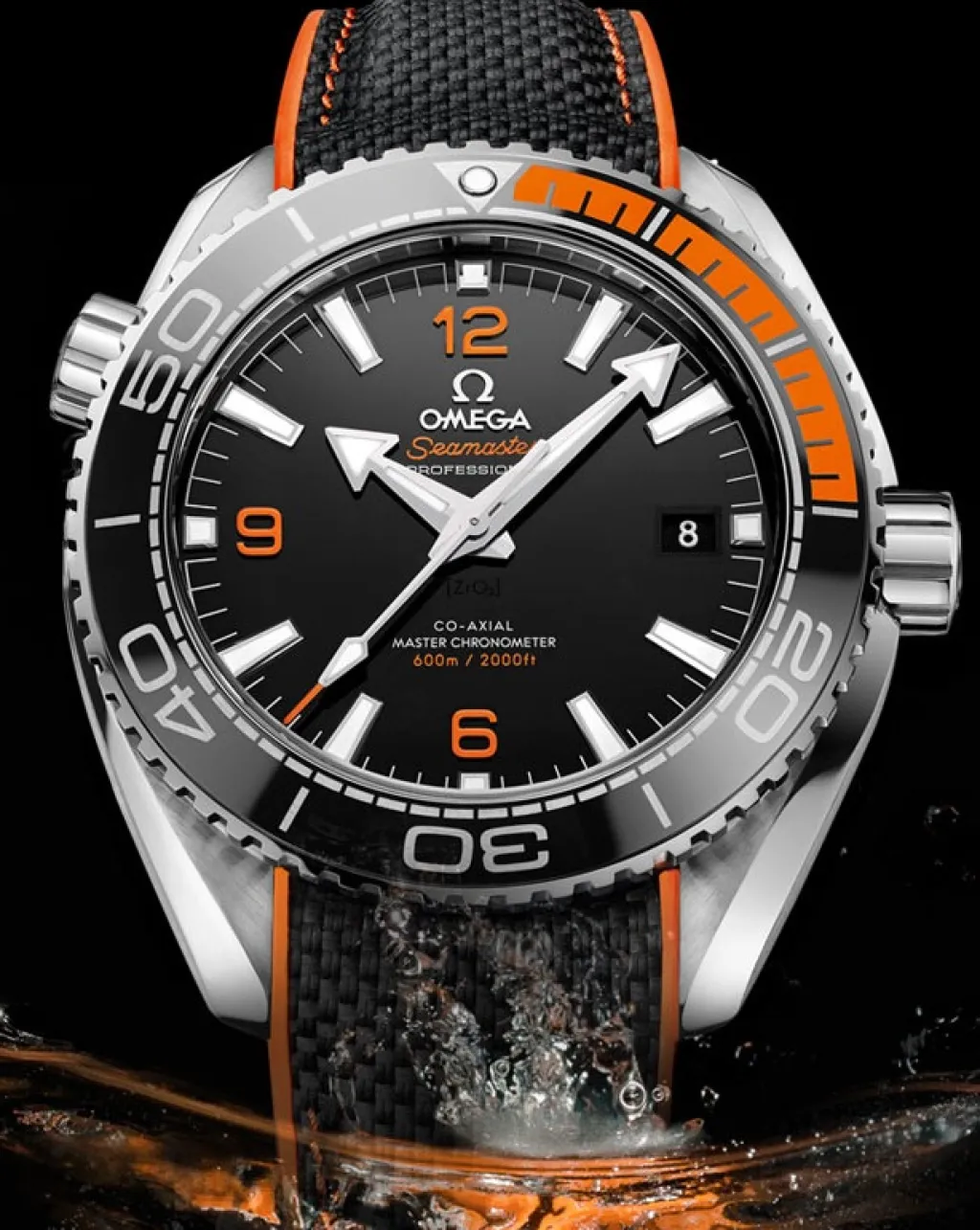 New Seamaster Planet Ocean 600m 43,5 mm gummirem Dykkerklokker | Til Han