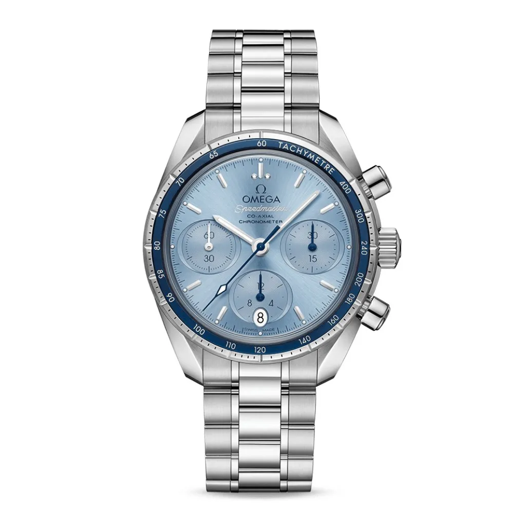 Best Speedmaster 38 blå skive 38 mm Til Han