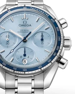 Best Speedmaster 38 blå skive 38 mm Til Han