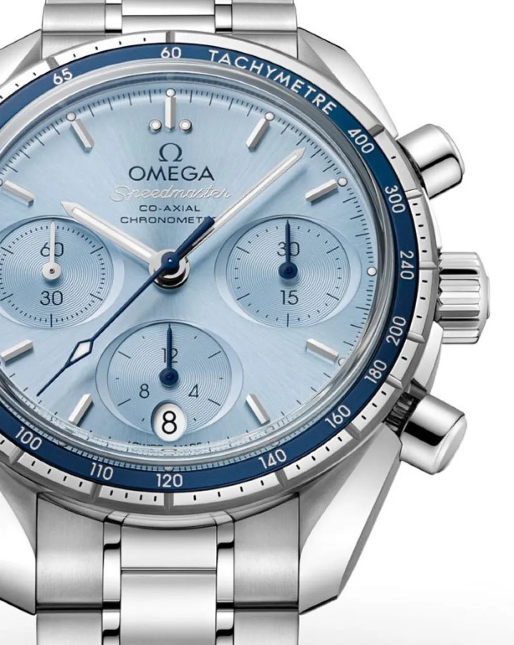 Best Speedmaster 38 blå skive 38 mm Til Han